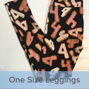 OS LuLaRoe Special Birthday Leggings